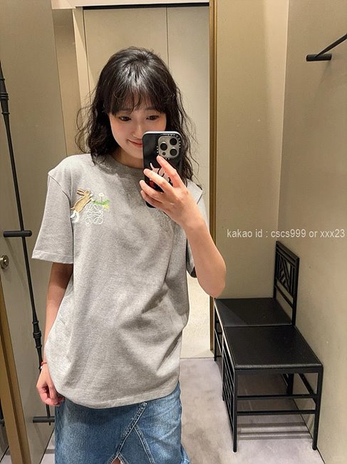 로에베 (2 color) 반팔 라운드티셔츠 레플리카 미러급 SA급 S급 고퀄리티 하이엔드 최상급 의류 [남성여성공용] - best 8