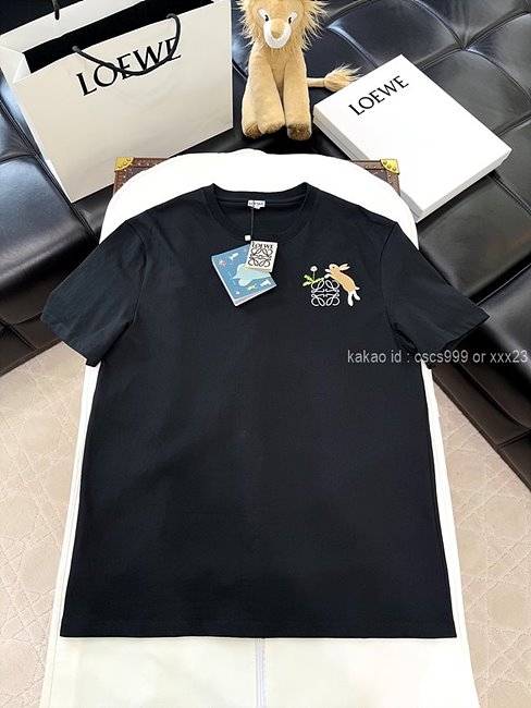 로에베 (2 color) 반팔 라운드티셔츠 레플리카 미러급 SA급 S급 고퀄리티 하이엔드 최상급 의류 [남성여성공용] - best 27