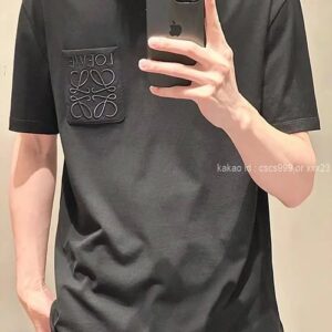 로에베 (2 color) 반팔 라운드티셔츠 레플리카 미러급 SA급 S급 고퀄리티 하이엔드 최상급 셀럽 의류 [남성여성공용] - best