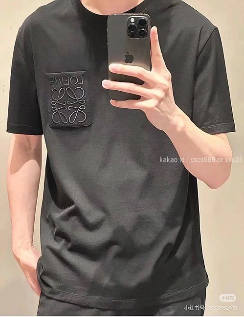 로에베 (2 color) 반팔 라운드티셔츠 레플리카 미러급 SA급 S급 고퀄리티 하이엔드 최상급 셀럽 의류 [남성여성공용] - best