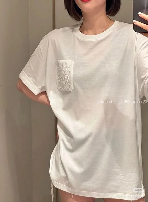 로에베 (2 color) 반팔 라운드티셔츠 레플리카 미러급 SA급 S급 고퀄리티 하이엔드 최상급 셀럽 의류 [남성여성공용] - best 7