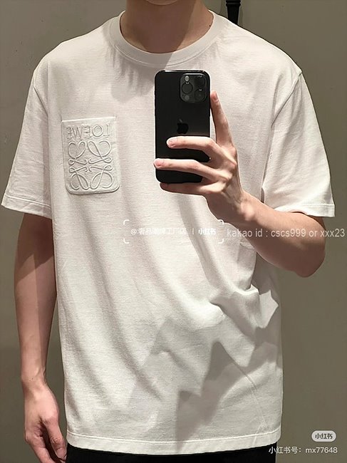 로에베 (2 color) 반팔 라운드티셔츠 레플리카 미러급 SA급 S급 고퀄리티 하이엔드 최상급 셀럽 의류 [남성여성공용] - best 8