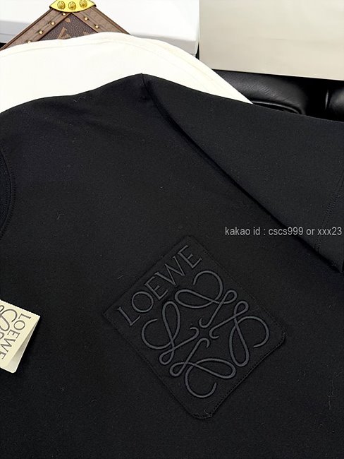 로에베 (2 color) 반팔 라운드티셔츠 레플리카 미러급 SA급 S급 고퀄리티 하이엔드 최상급 셀럽 의류 [남성여성공용] - best 14