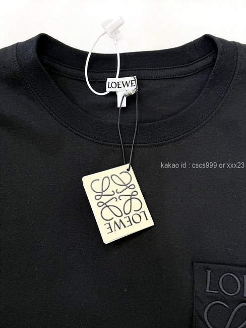 로에베 (2 color) 반팔 라운드티셔츠 레플리카 미러급 SA급 S급 고퀄리티 하이엔드 최상급 셀럽 의류 [남성여성공용] - best 15