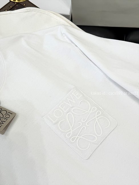 로에베 (2 color) 반팔 라운드티셔츠 레플리카 미러급 SA급 S급 고퀄리티 하이엔드 최상급 셀럽 의류 [남성여성공용] - best 24