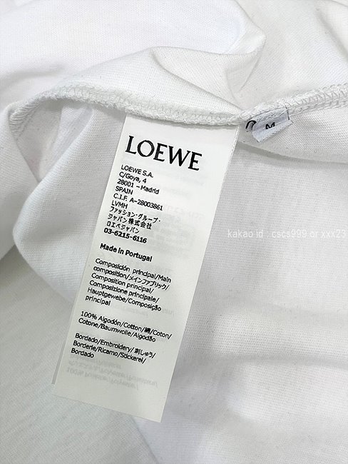 로에베 (2 color) 반팔 라운드티셔츠 레플리카 미러급 SA급 S급 고퀄리티 하이엔드 최상급 셀럽 의류 [남성여성공용] - best 26