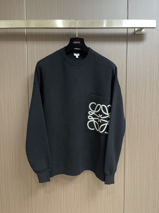 로에베 스웨터 - 코튼 & 비스코스 (블랙,화이트) 레플리카 미러급 SA급 S급 고퀄리티 하이엔드 최상급 의류 [남성여성공용] - best 10