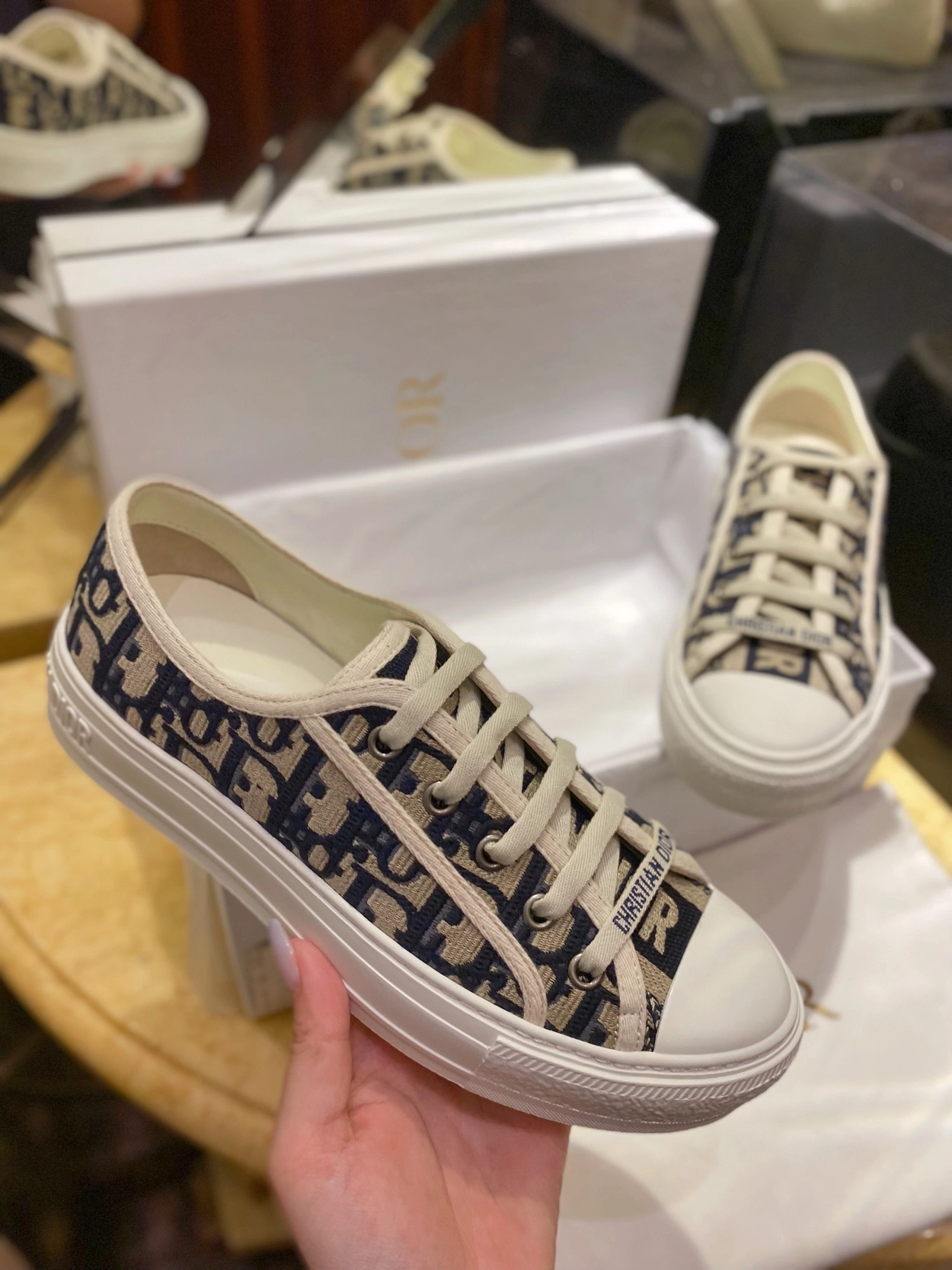 디올 레플리카 워크앤디올 오블리크 스니커즈 9