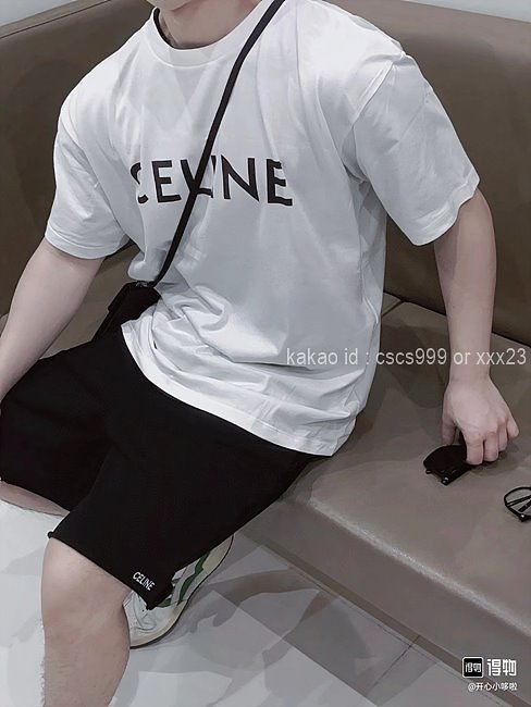 셀린느 반팔 라운드 티셔츠 레플리카 미러급 SA급 S급 고퀄리티 의류 [남성여성공용] - best 5