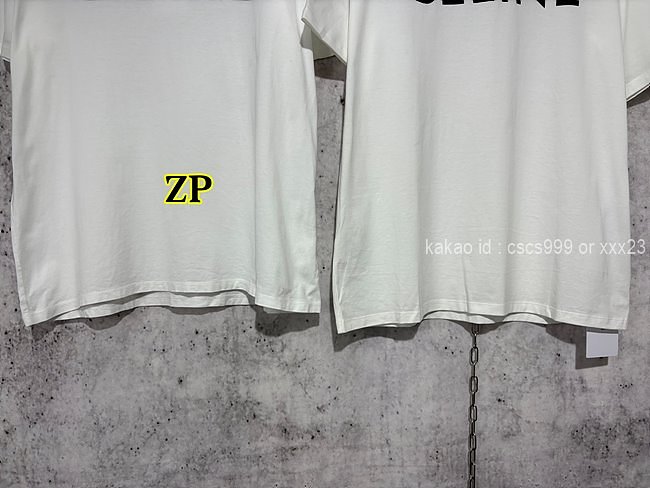 셀린느 반팔 라운드 티셔츠 레플리카 미러급 SA급 S급 고퀄리티 의류 [남성여성공용] - best 7