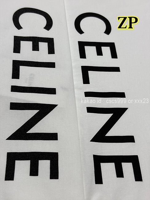 셀린느 반팔 라운드 티셔츠 레플리카 미러급 SA급 S급 고퀄리티 의류 [남성여성공용] - best 11