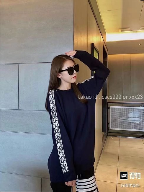 디올 긴팔 라운드 니트 레플리카 미러급 SA급 S급 고퀄리티 의류 [남성여성공용] - best 4