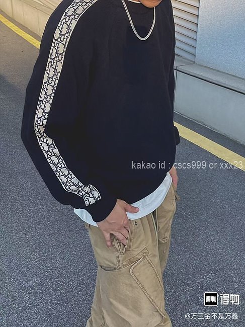 디올 긴팔 라운드 니트 레플리카 미러급 SA급 S급 고퀄리티 의류 [남성여성공용] - best 5