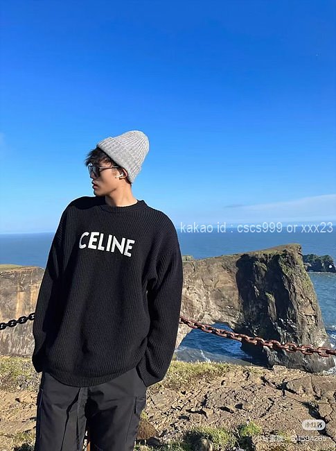 셀린느 긴팔 라운드 니트 레플리카 미러급 SA급 S급 고퀄리티 의류 [남성여성공용] - best 3