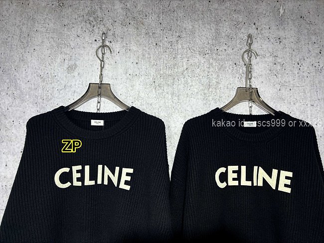셀린느 긴팔 라운드 니트 레플리카 미러급 SA급 S급 고퀄리티 의류 [남성여성공용] - best 9