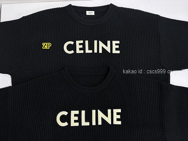 셀린느 긴팔 라운드 니트 레플리카 미러급 SA급 S급 고퀄리티 의류 [남성여성공용] - best 17
