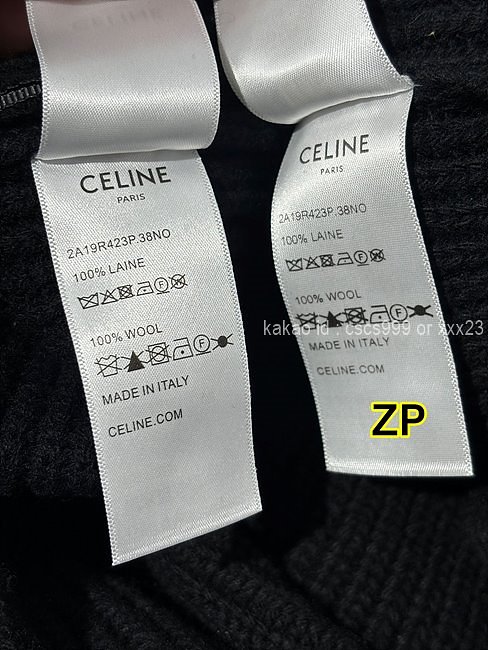 셀린느 긴팔 라운드 니트 레플리카 미러급 SA급 S급 고퀄리티 의류 [남성여성공용] - best 23