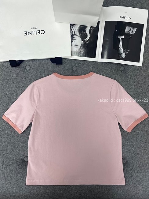셀린느 반팔 라운드 티셔츠 레플리카 미러급 SA급 S급 고퀄리티 의류 [여성] - best 7