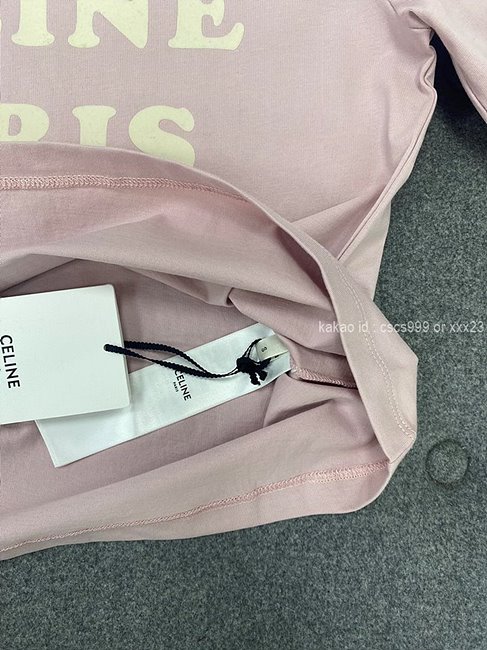 셀린느 반팔 라운드 티셔츠 레플리카 미러급 SA급 S급 고퀄리티 의류 [여성] - best 9