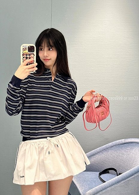 미우미우 긴팔 카라 니트 레플리카 미러급 SA급 S급 고퀄리티 의류 [여성] - best