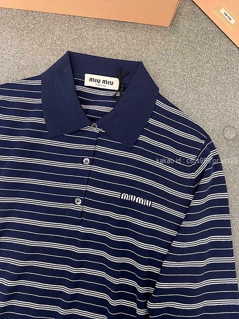 미우미우 긴팔 카라 니트 레플리카 미러급 SA급 S급 고퀄리티 의류 [여성] - best 7