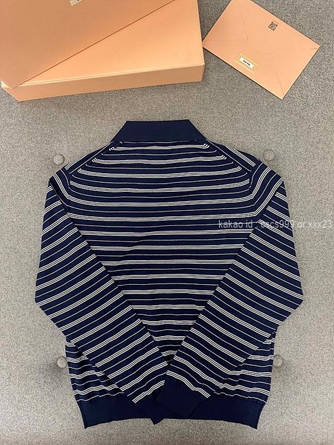 미우미우 긴팔 카라 니트 레플리카 미러급 SA급 S급 고퀄리티 의류 [여성] - best 8