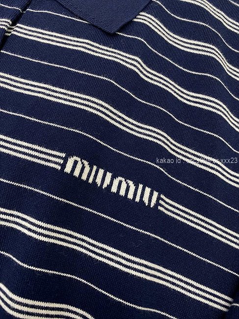 미우미우 긴팔 카라 니트 레플리카 미러급 SA급 S급 고퀄리티 의류 [여성] - best 12