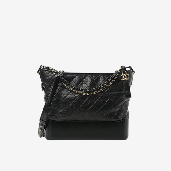 샤넬 레플리카 가브리엘 라지 카프스킨 호보백 블랙