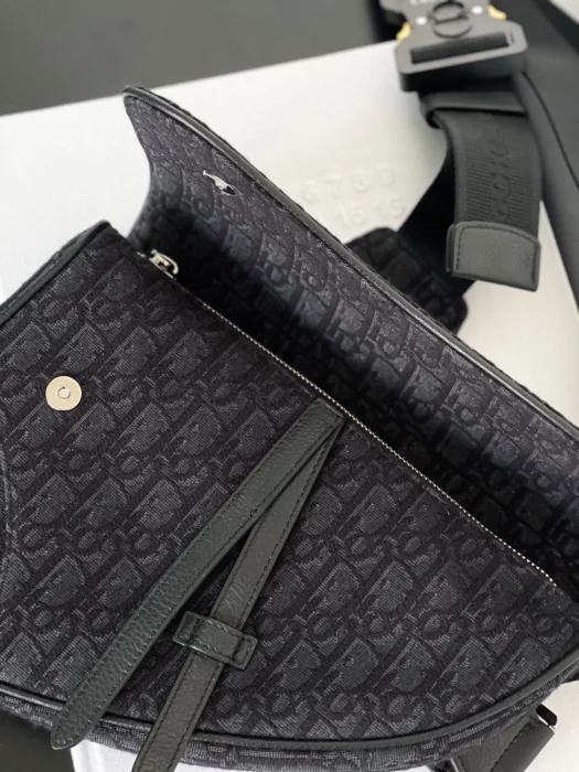 디올 새들백 블랙 오블리크 자카드 레플리카 미러급 SA급 S급 고퀄리티 가방 숄더백 [남성여성공용] best  7