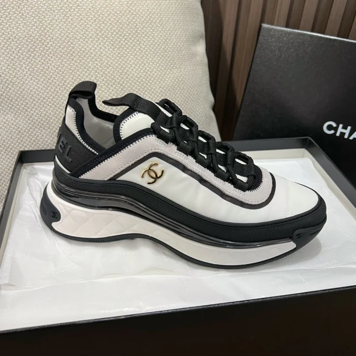 샤넬 믹스드 파이버 스니커즈 패브릭 카프스킨 레플리카 미러급 SA급 S급 고퀄리티 신발 운동화 [여성] 5