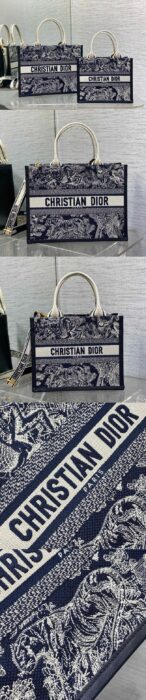 디올 북토트백 (2 color) 자수 장식 패브릭 DI-M1286 스몰/미디엄 레플리카 미러급 SA급 S급 고퀄리티 가방 DIOR BOOK TOTE 크로스백 [여성] 최상급 하이엔드 - best 5