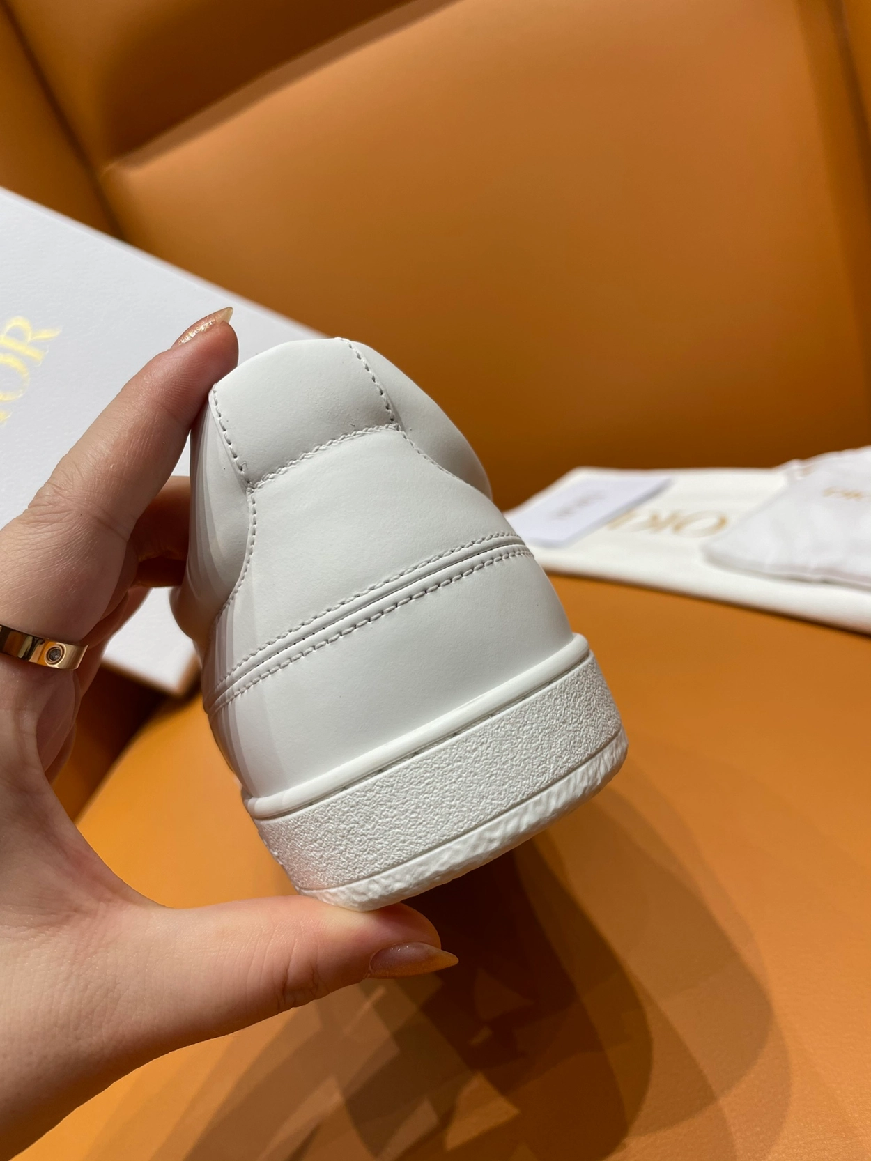 디올 CD 검정 별 스니커즈 화이트 레플리카 미러급 SA급 S급 고퀄리티 신발  [여성] 최상급 하이엔드 - best 8