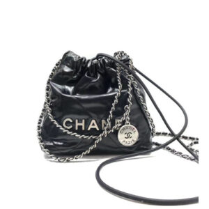 샤넬 레플리카 샤이니 카프스킨 실버메탈 핸드백 미니 AS3263