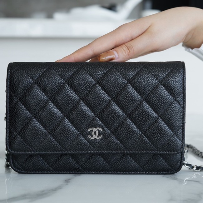 샤넬 클래식 WOC 캐비어 은장 [블랙] 레플리카 미러급 SA급 S급 고퀄리티 가방 크로스백 best [여성]