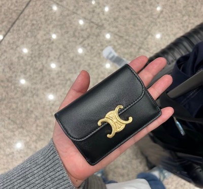 셀린느 트리옹프 플랩 카드 지갑 CE-10I583 레플리카 미러급 SA급 S급 고퀄리티 지갑 [여성] 최상급 하이엔드 - best