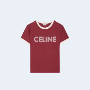 셀린느 레귤려 레드 그레이프 티셔츠 레플리카 미러급 SA급 S급 고퀄리티 라운드 반팔 [여성]