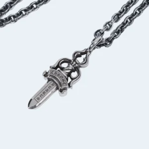 크롬하츠 대거 팬던트 페이퍼체인 목걸이 레플리카 미러급 SA급 S급 고퀄리티 [남성여성공용] - thebest