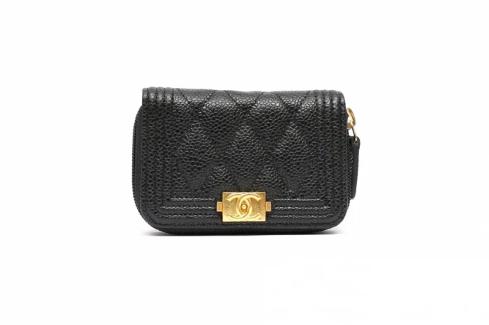 샤넬 보이 카드지갑 지퍼돌이 캐비어 지갑 레플리카 미러급 SA급 S급 고퀄리티  [여성] - best 2