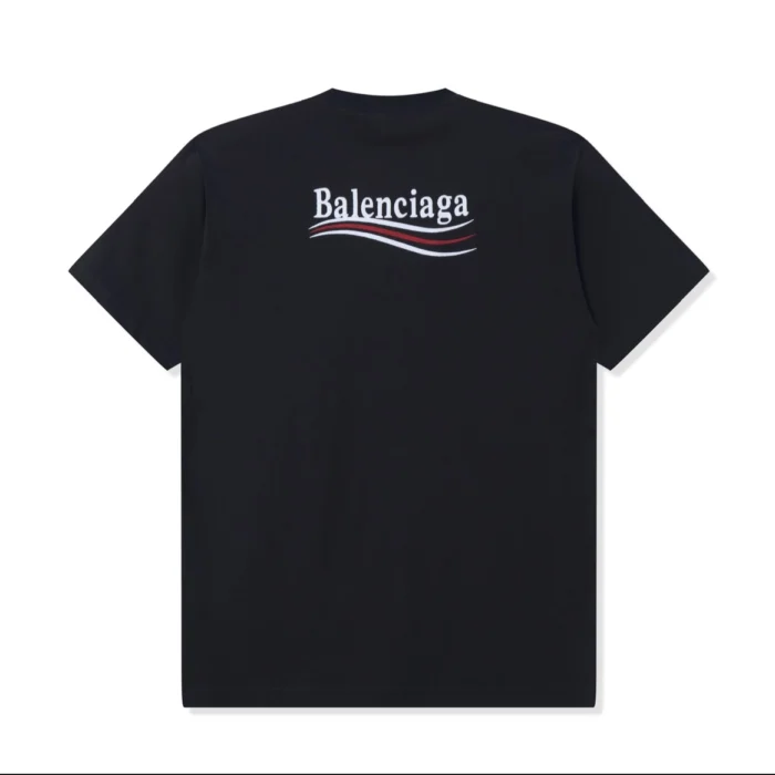 발렌시아가 웨이브 로고 오버핏 티셔츠 더스티 블랙 레플리카 미러급 SA급 S급 고퀄리티 반팔 라운드 [남성여성공용] 최상급 하이엔드 - best 2