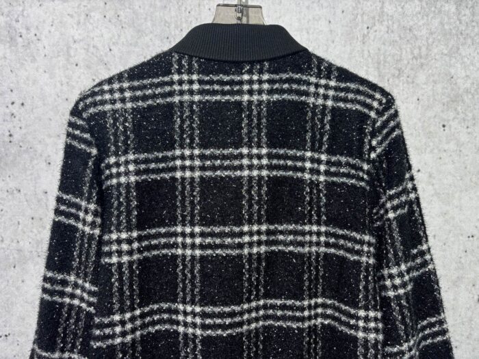 샤넬 체크 카라넥 자켓 블랙 레플리카 미러급 SA급 S급 고퀄리티 하이엔드 최상급 의류 [남성여성공용] - thebest 6