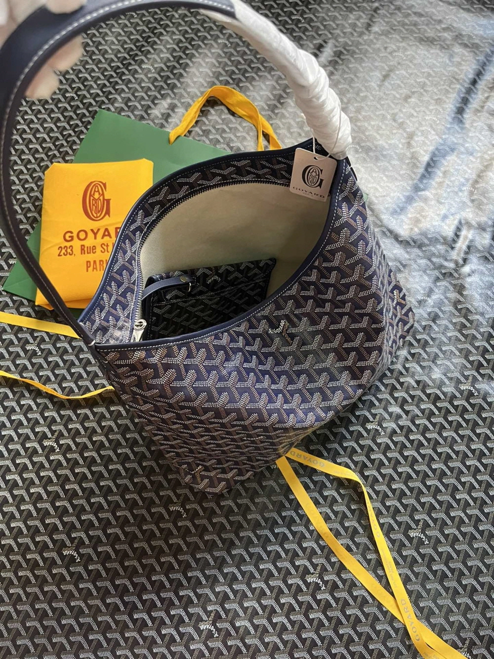 고야드 보헴 호보백 네이비 PM 레플리카 미러급 SA급 S급 고퀄리티 가방 best 숄더백 [여성] 7