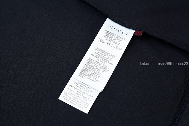 구찌 (2 color) 반팔 라운드 티셔츠 레플리카 미러급 SA급 S급 고퀄리티 의류 [남성여성공용] 최상급 하이엔드 - thebest 11