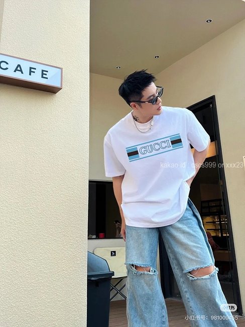 구찌 (2 color) 반팔 라운드 티셔츠 레플리카 미러급 SA급 S급 고퀄리티 의류 [남성여성공용] 최상급 하이엔드 - thebest 26