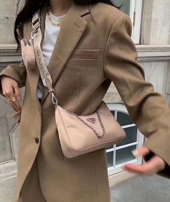 프라다 테수토 체인스트랩 호보백 (6COLOR) 레플리카 미러급 SA급 S급 고퀄리티 가방 숄더백 크로스백 [여성] - best 4