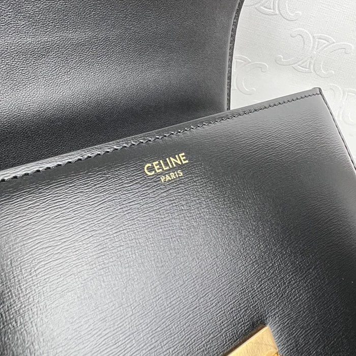 셀린느 레플리카 샤이니 카프스킨 틴 트리오페 백 188423BF4 14