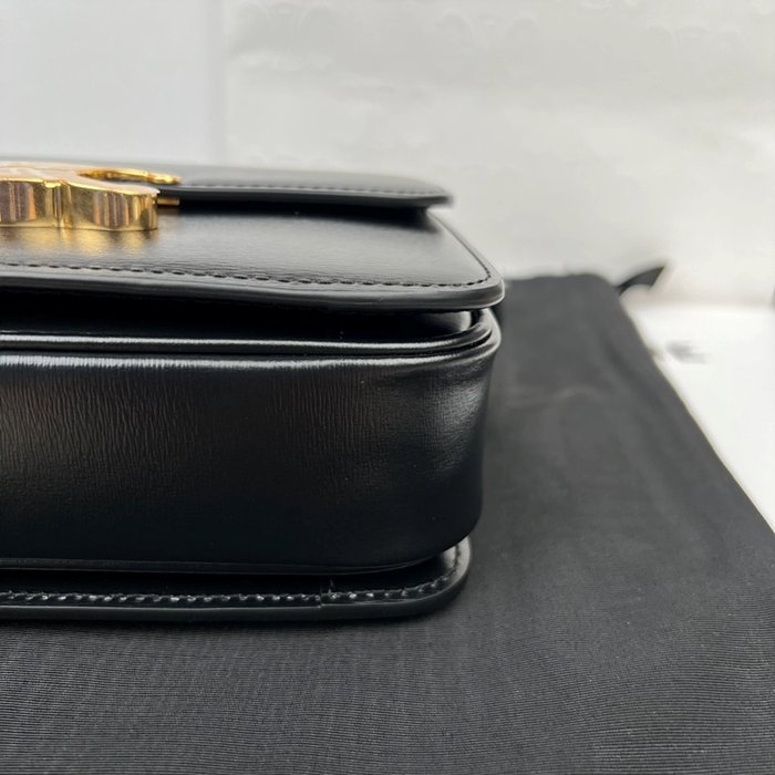 셀린느 레플리카 샤이니 카프스킨 틴 트리오페 백 188423BF4 16