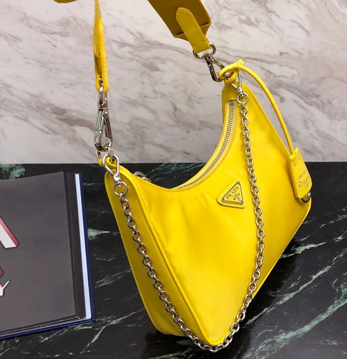 프라다 테수토 체인스트랩 호보백 (6COLOR) 레플리카 미러급 SA급 S급 고퀄리티 가방 숄더백 크로스백 [여성] - best 15