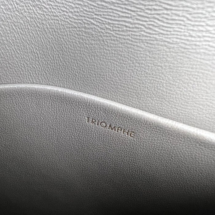 셀린느 레플리카 샤이니 카프스킨 틴 트리오페 백 188423BF4 26