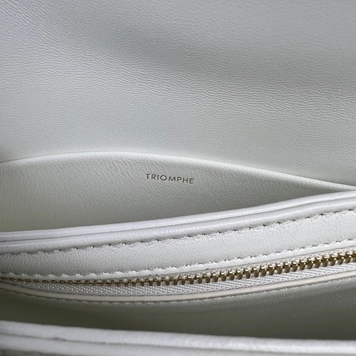 셀린느 레플리카 샤이니 카프스킨 틴 트리오페 백 188423BF4 37