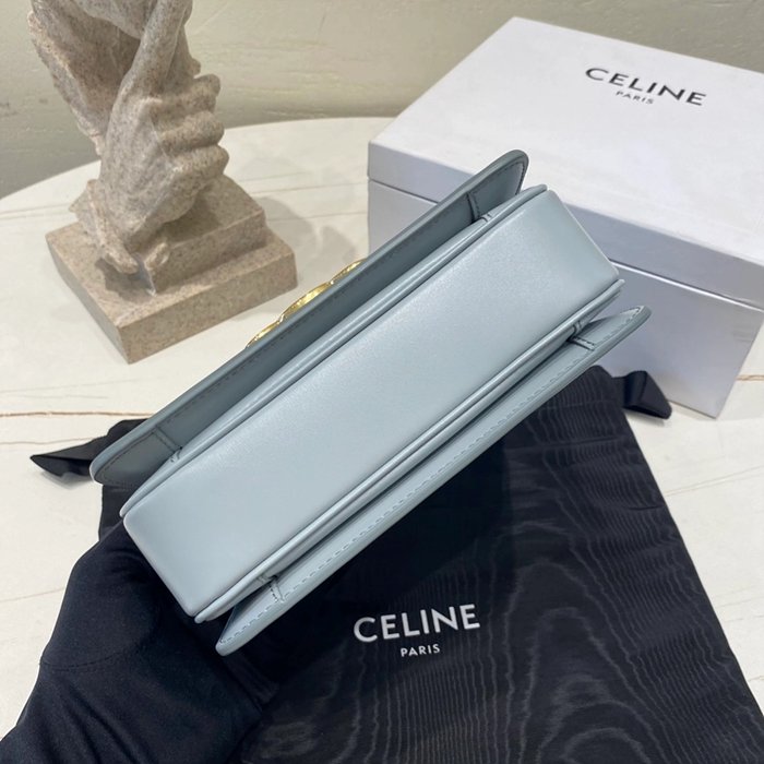 셀린느 레플리카 샤이니 카프스킨 틴 트리오페 백 188423BF4 51